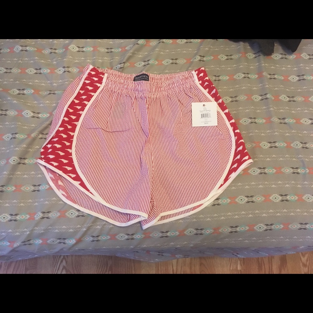 NWT Lauren James North Carolina Seersucker Shortie